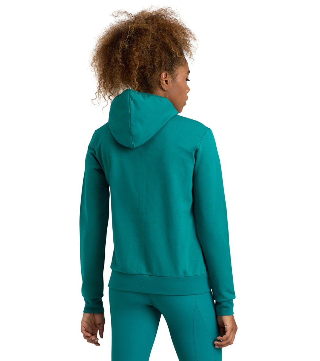 Arena Women's Team Panel Front Zipped Hooded Jacket