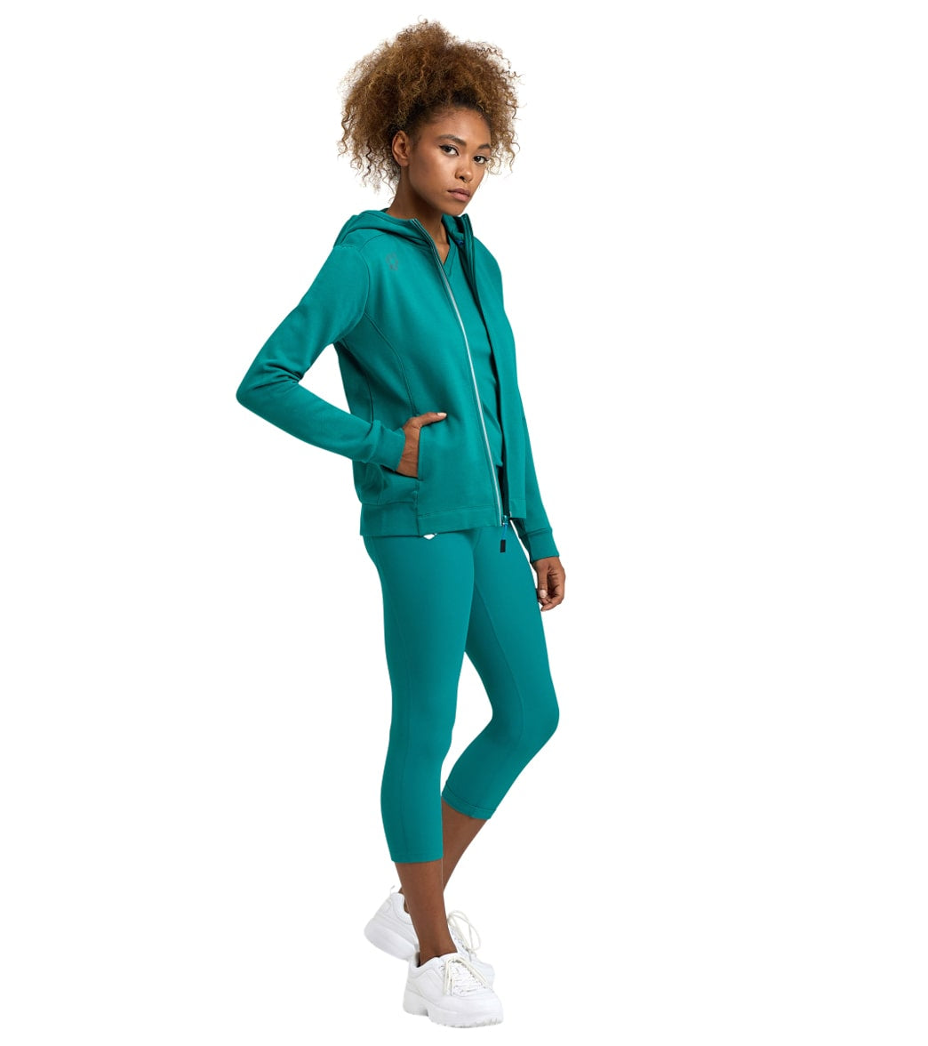 Arena Women's Team Panel Front Zipped Hooded Jacket