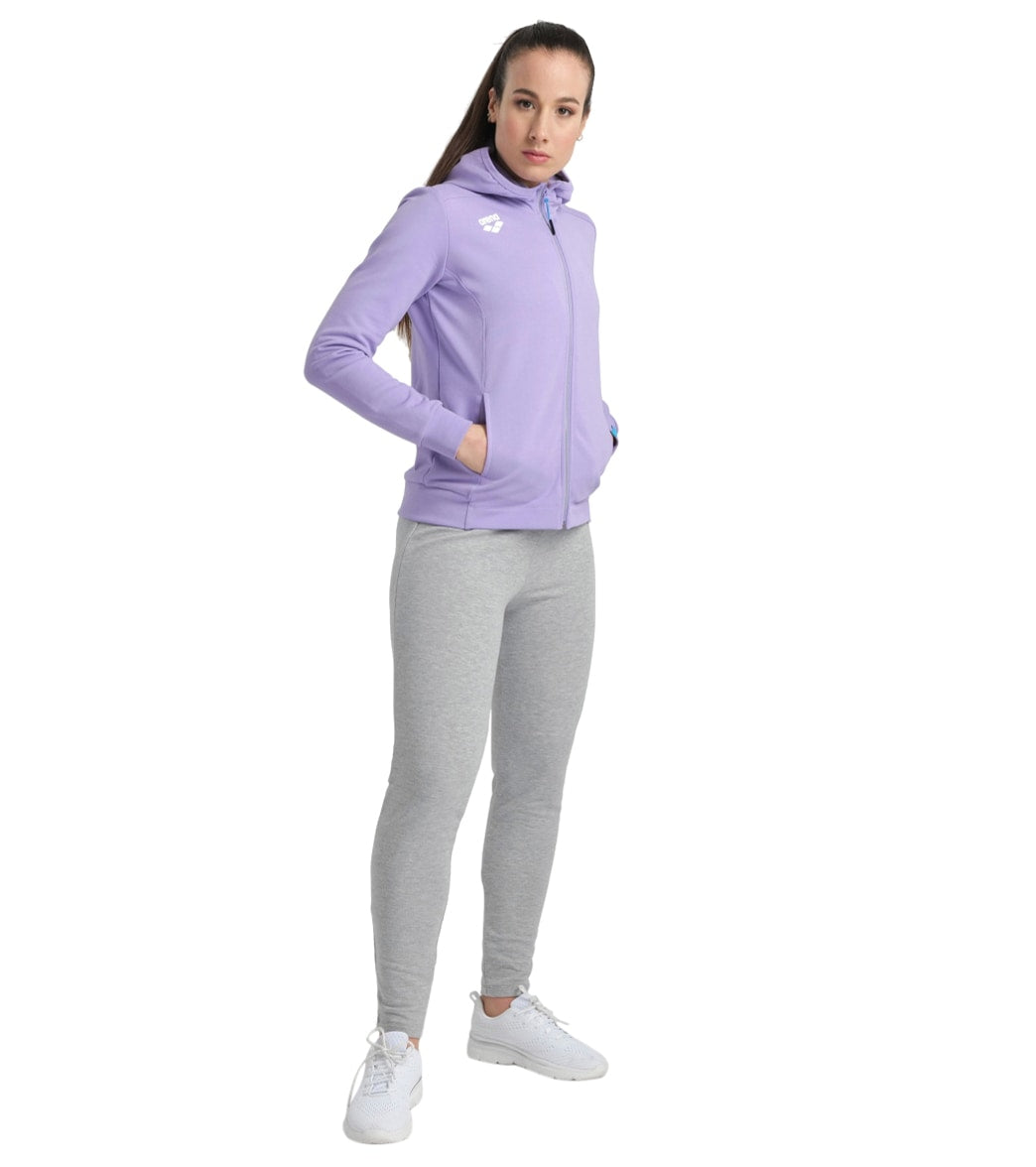 Arena Women's Team Panel Front Zipped Hooded Jacket