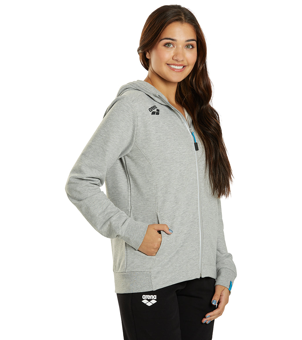 Arena Women's Team Panel Front Zipped Hooded Jacket