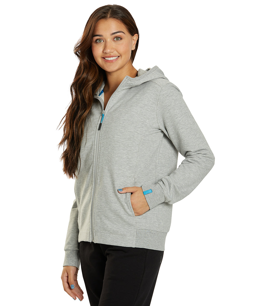 Arena Women's Team Panel Front Zipped Hooded Jacket