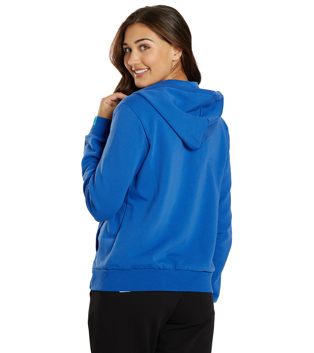 Arena Women's Team Panel Front Zipped Hooded Jacket