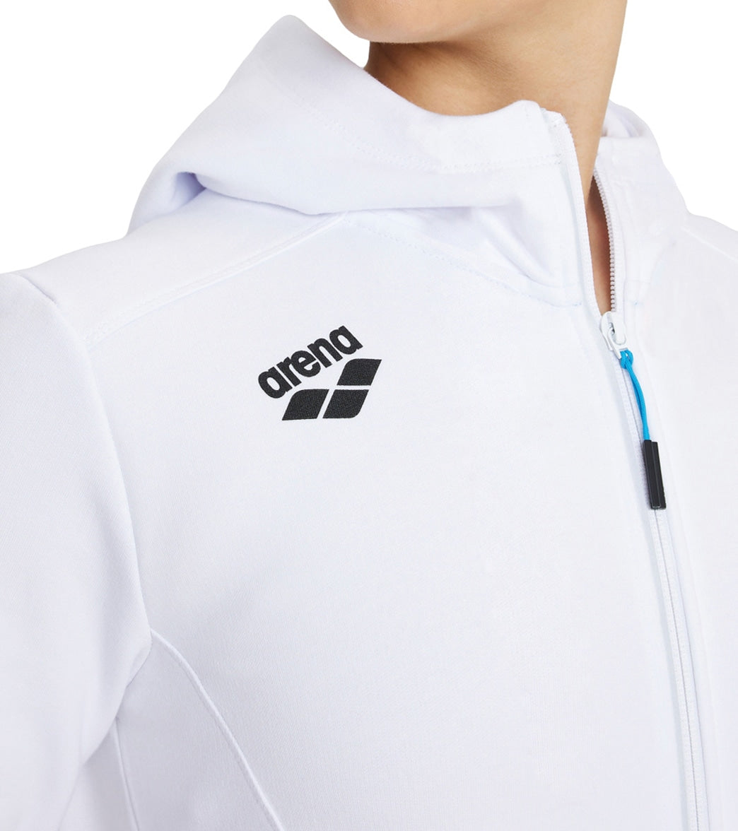 Arena Women's Team Panel Front Zipped Hooded Jacket