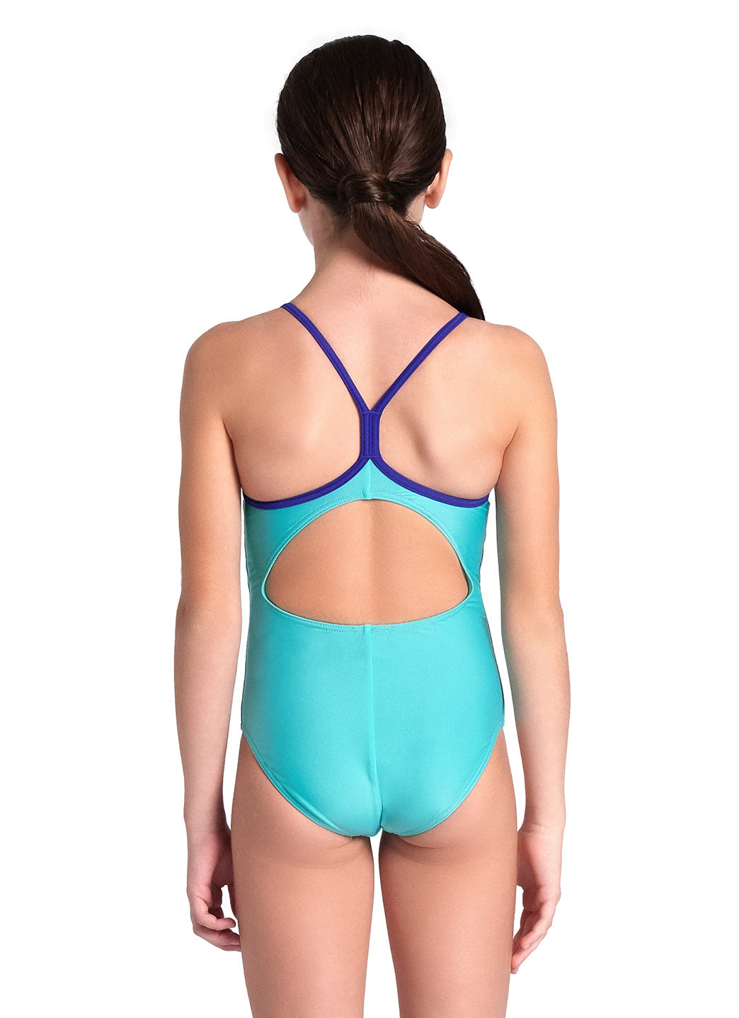 Arena Girls' Light Drop Solid One Piece Swimsuit (Toddler, Little Kid, Big Kid)