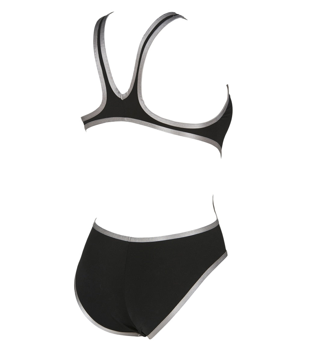 Arena Women's One Big Logo Tech Back One Piece Swimsuit