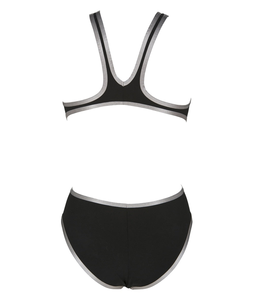 Arena Women's One Big Logo Tech Back One Piece Swimsuit