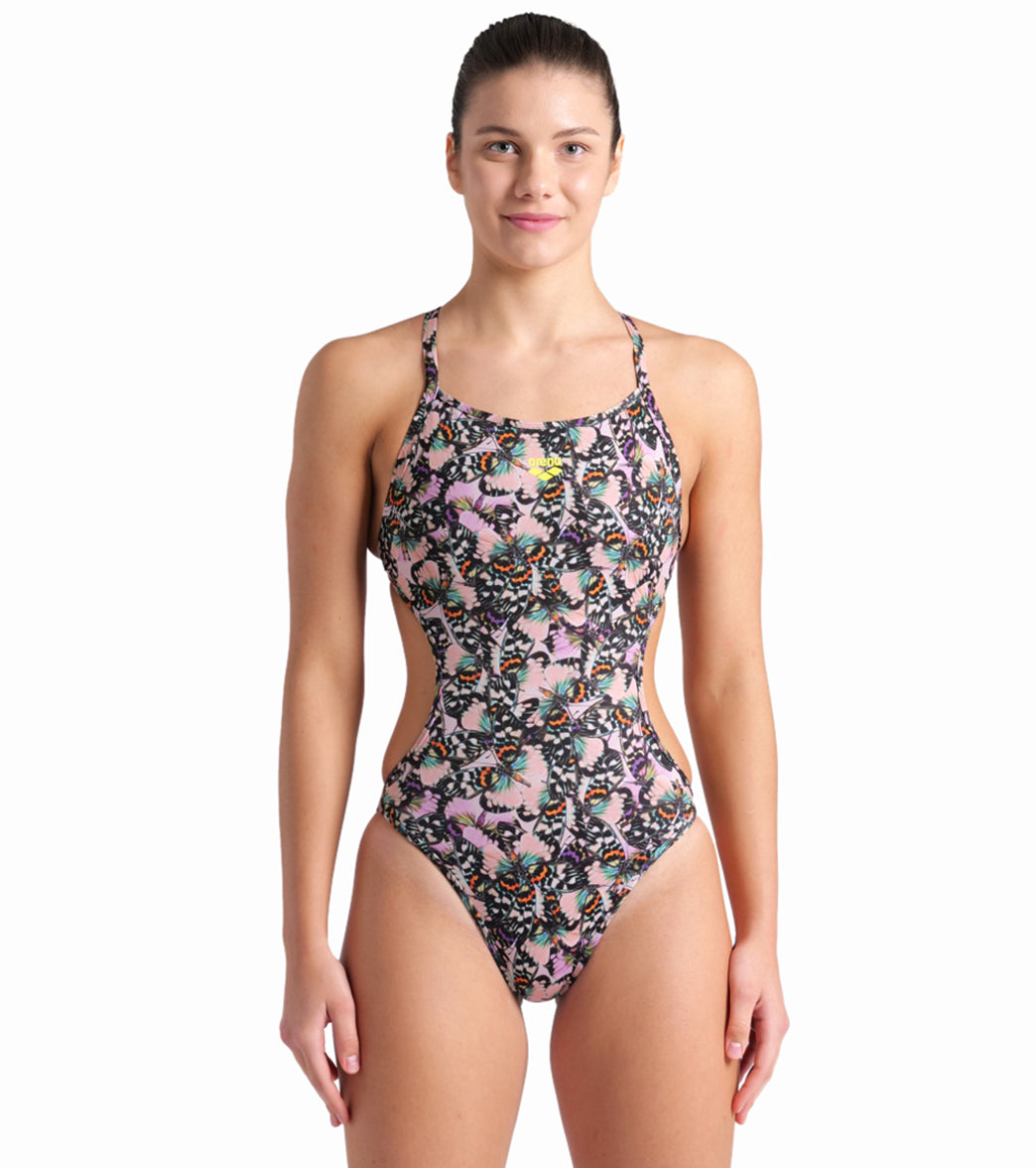 Arena Women's Rule Breaker Hooked Reversible One Piece Swimsuit