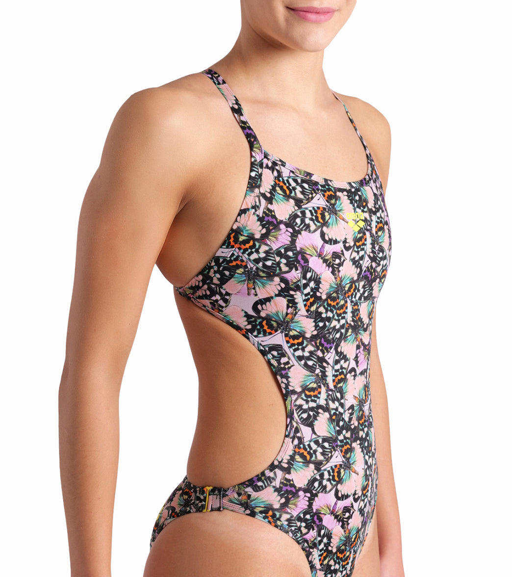 Arena Women's Rule Breaker Hooked Reversible One Piece Swimsuit