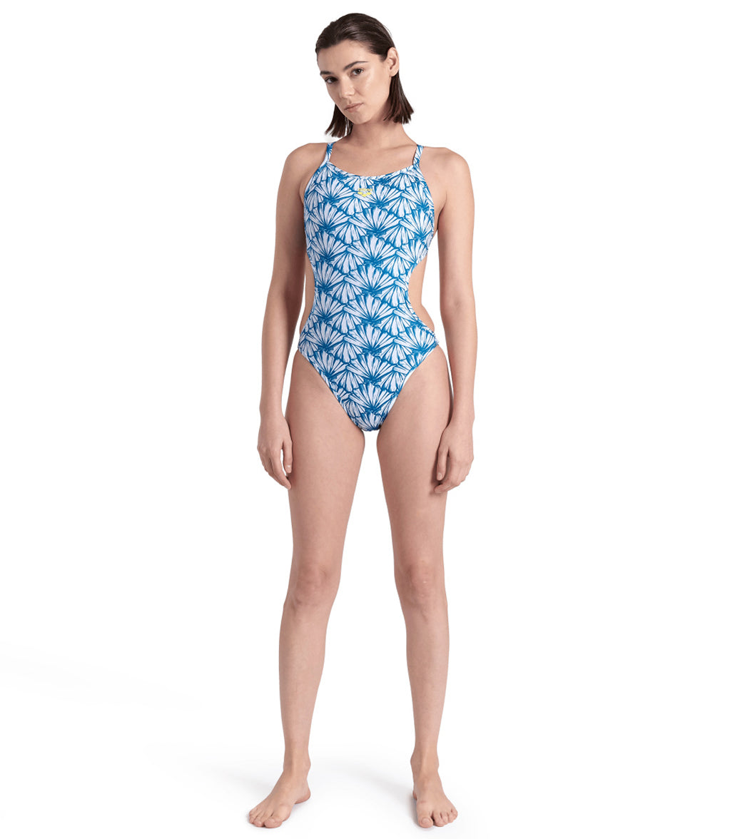 Arena Women's Rule Breaker Hooked Reversible One Piece Swimsuit