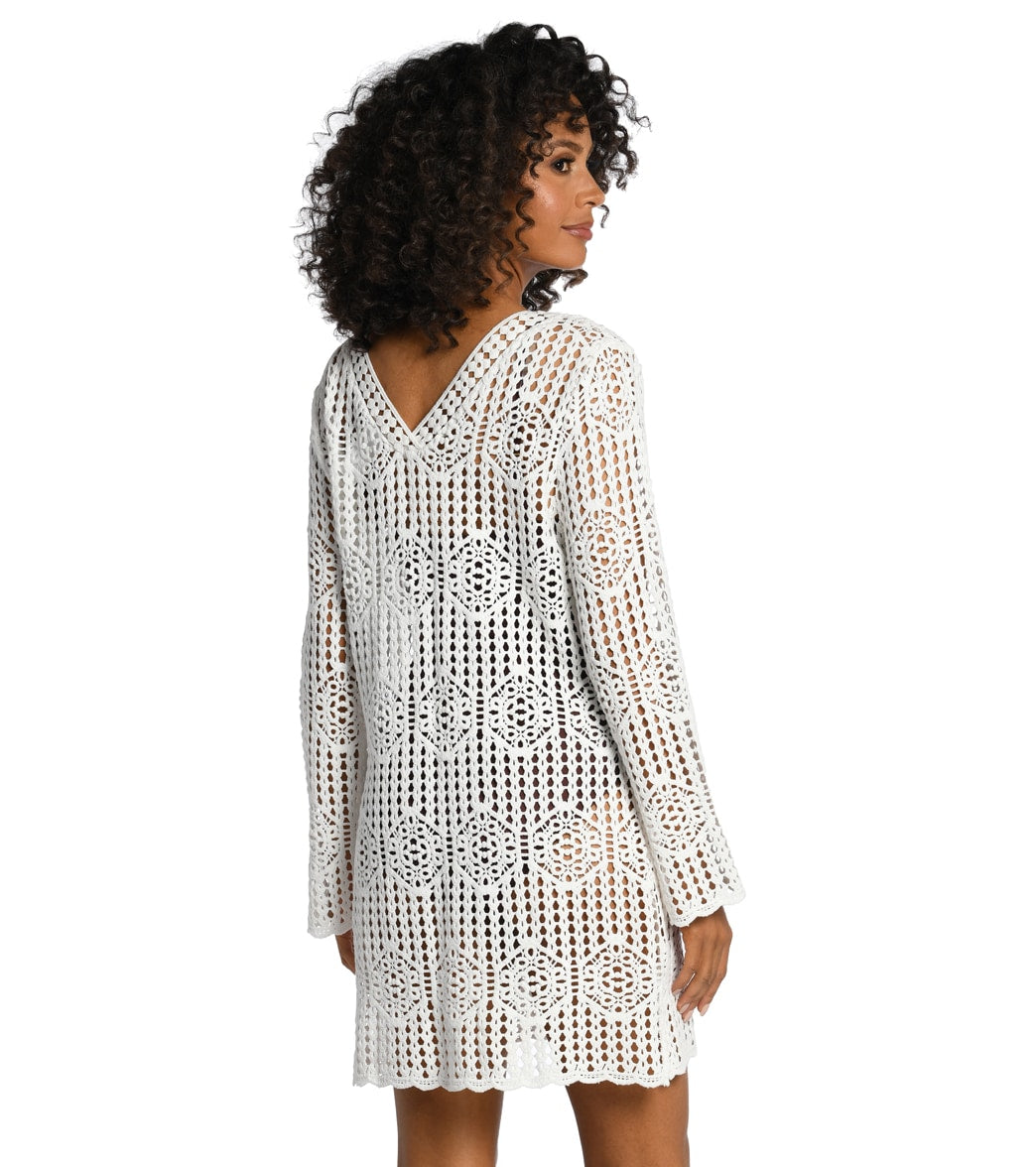 La Blanca Women's Waverly Covers V Neck Tunic