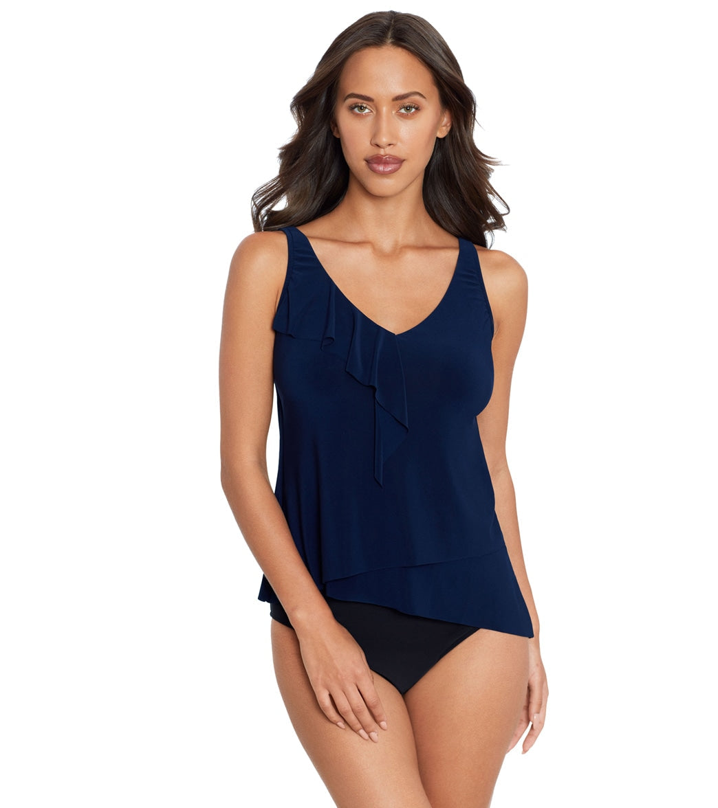 Magicsuit by Miraclesuit Women's Cascade Amira Tankini Top