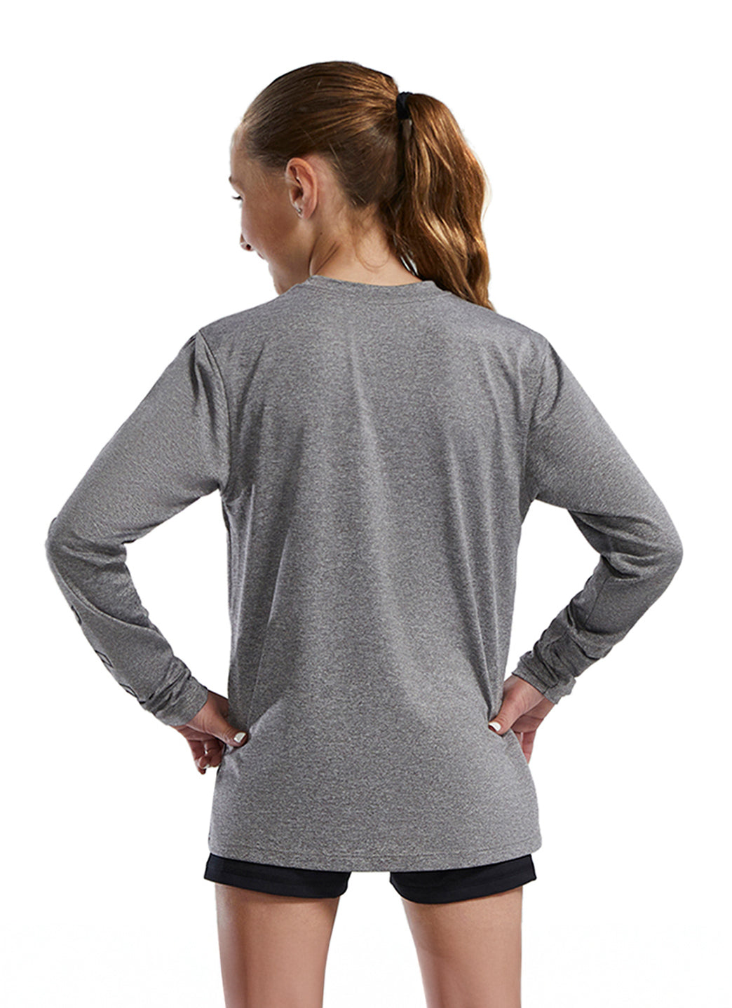 TYR Unisex SunDefense Long Sleeve Rash Guard (Little Kid, Big Kid)