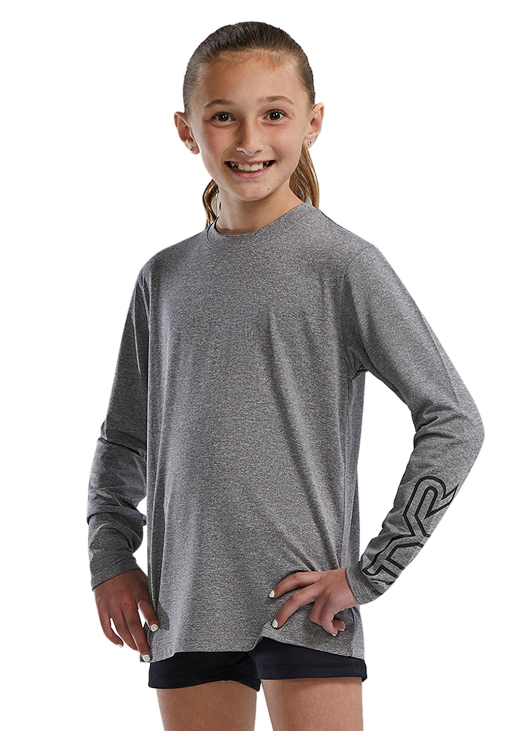 TYR Unisex SunDefense Long Sleeve Rash Guard (Little Kid, Big Kid)
