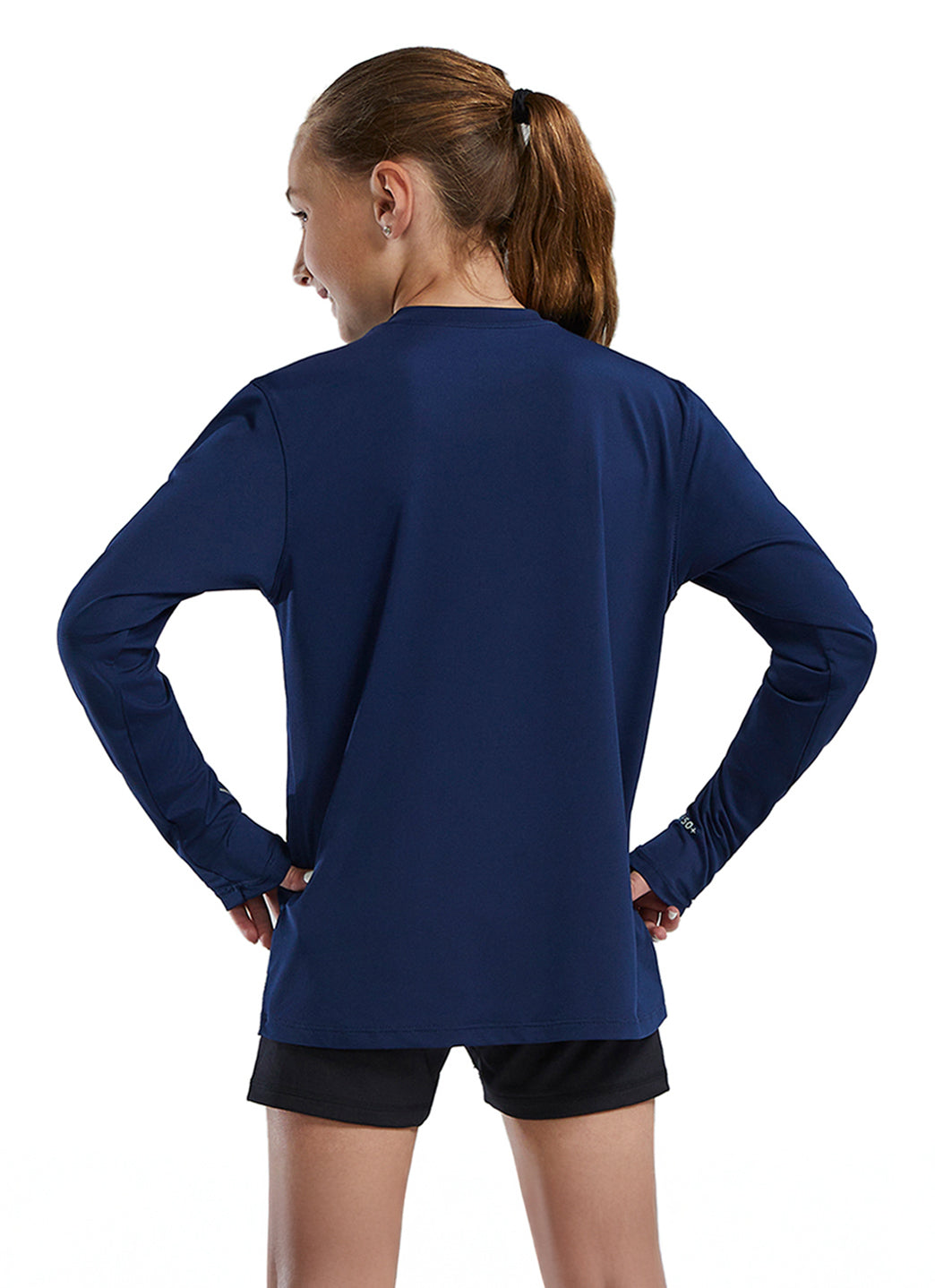 TYR Unisex SunDefense Long Sleeve Rash Guard (Little Kid, Big Kid)