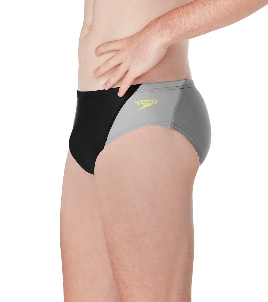 Speedo Men's Eco Splice Brief Swimsuit