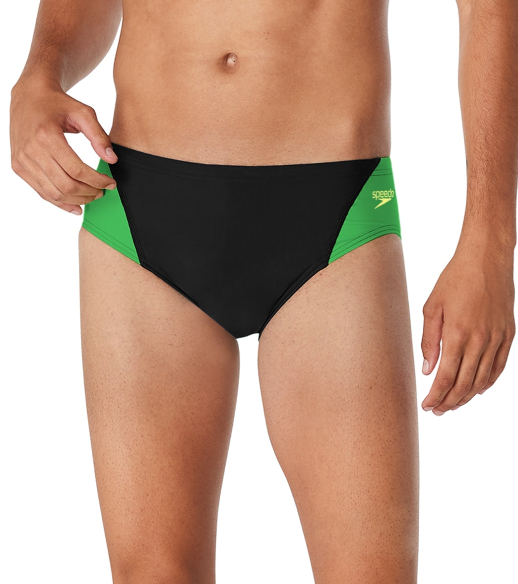 Speedo Men's Eco Splice Brief Swimsuit