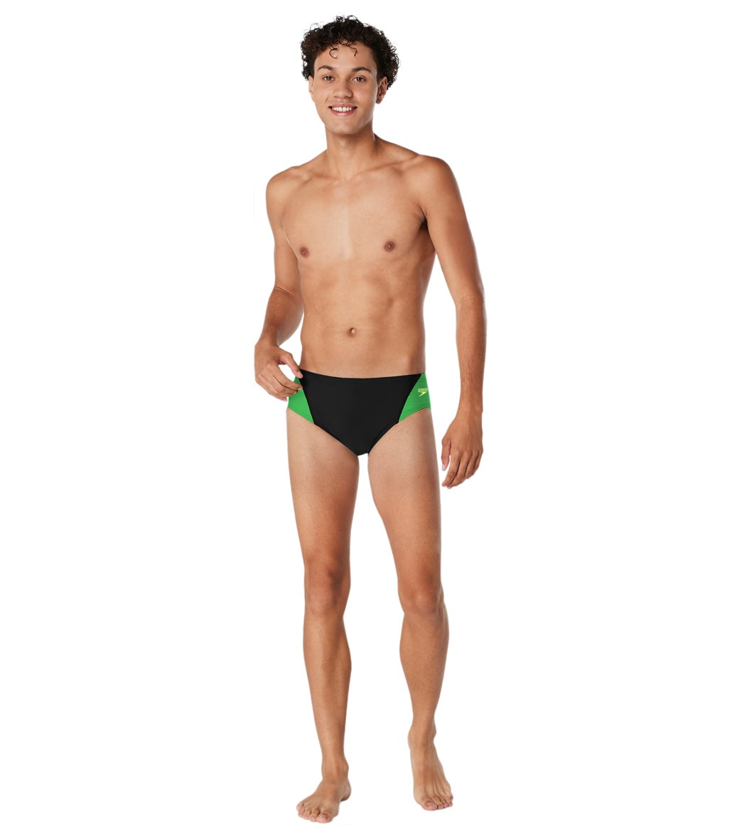 Speedo Men's Eco Splice Brief Swimsuit