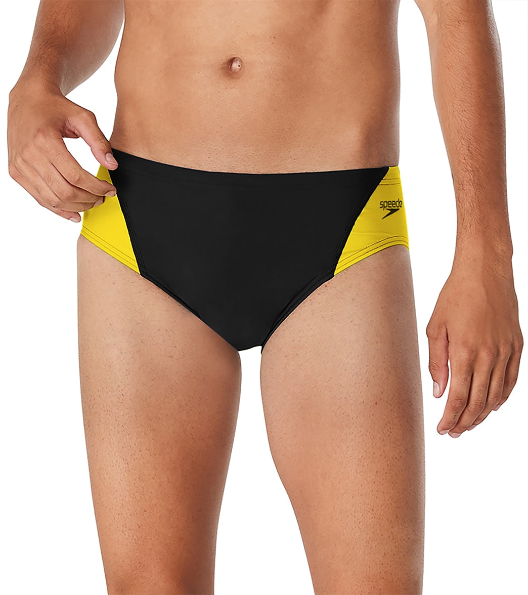 Speedo Men's Eco Splice Brief Swimsuit