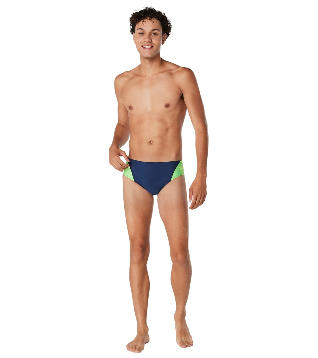 Speedo Men's Eco Splice Brief Swimsuit