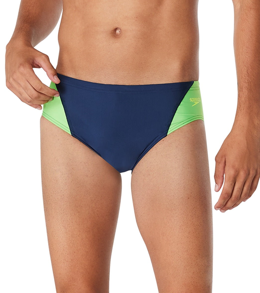 Speedo Men's Eco Splice Brief Swimsuit