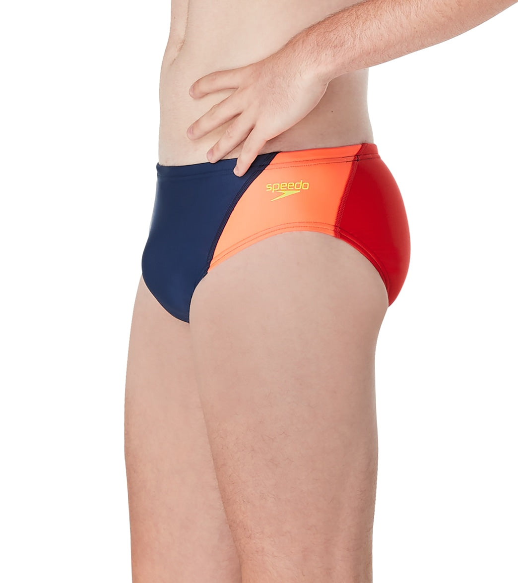 Speedo Men's Eco Splice Brief Swimsuit