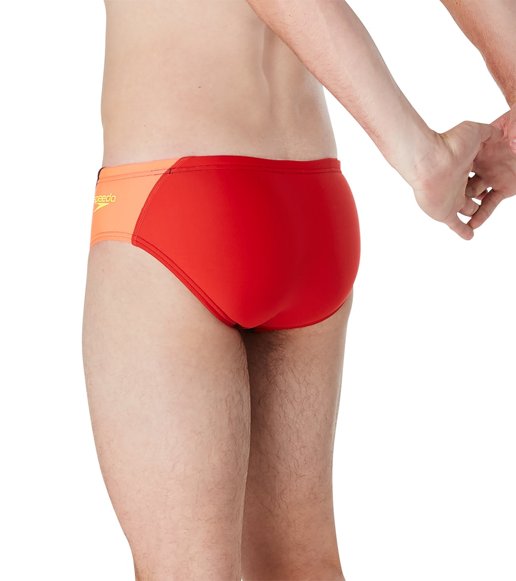 Speedo Men's Eco Splice Brief Swimsuit