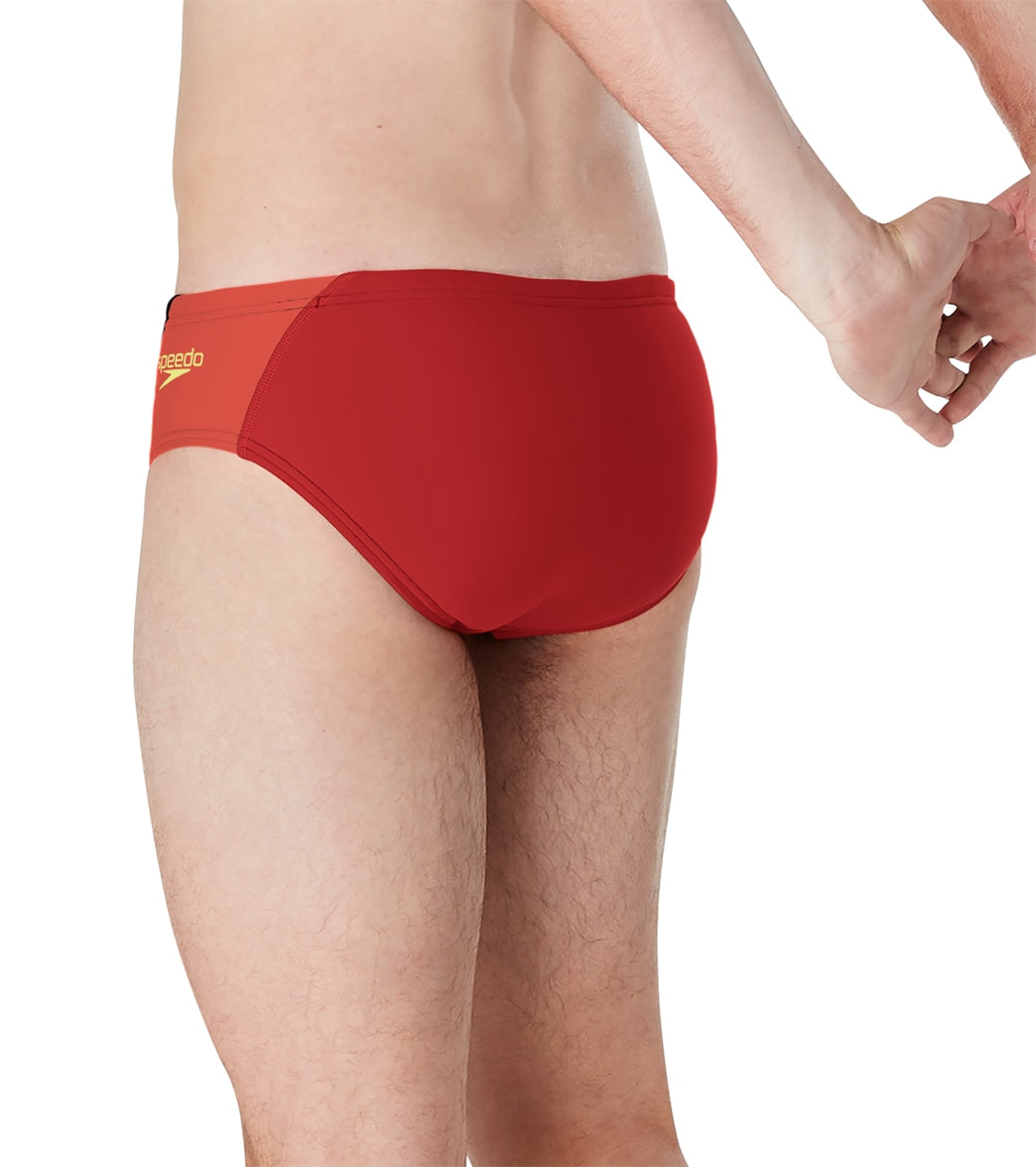Speedo Men's Eco Splice Brief Swimsuit