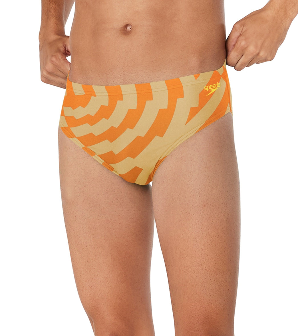 Speedo Men's ST Vortex Maze Brief Swimsuit