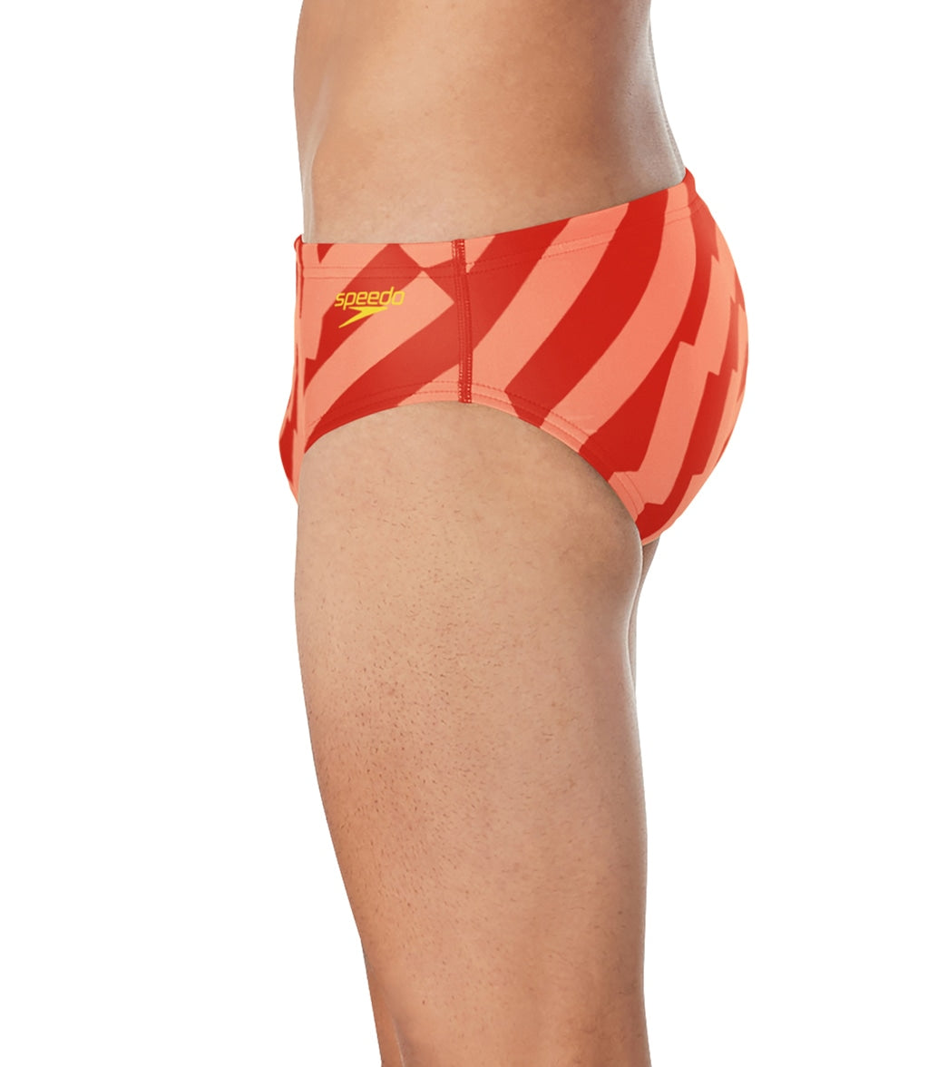 Speedo Men's ST Vortex Maze Brief Swimsuit