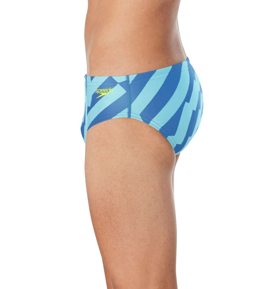 Speedo Men's ST Vortex Maze Brief Swimsuit