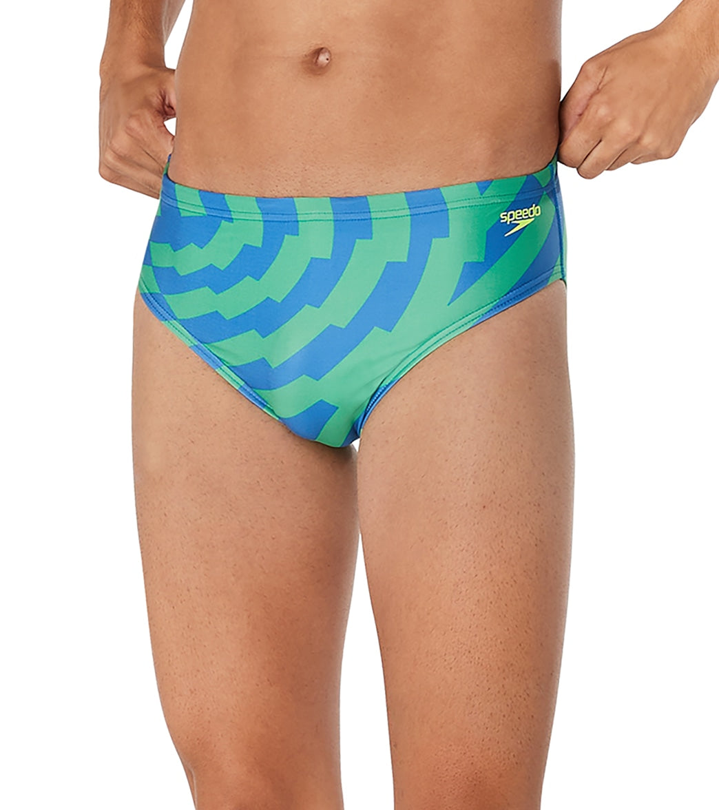 Speedo Men's ST Vortex Maze Brief Swimsuit
