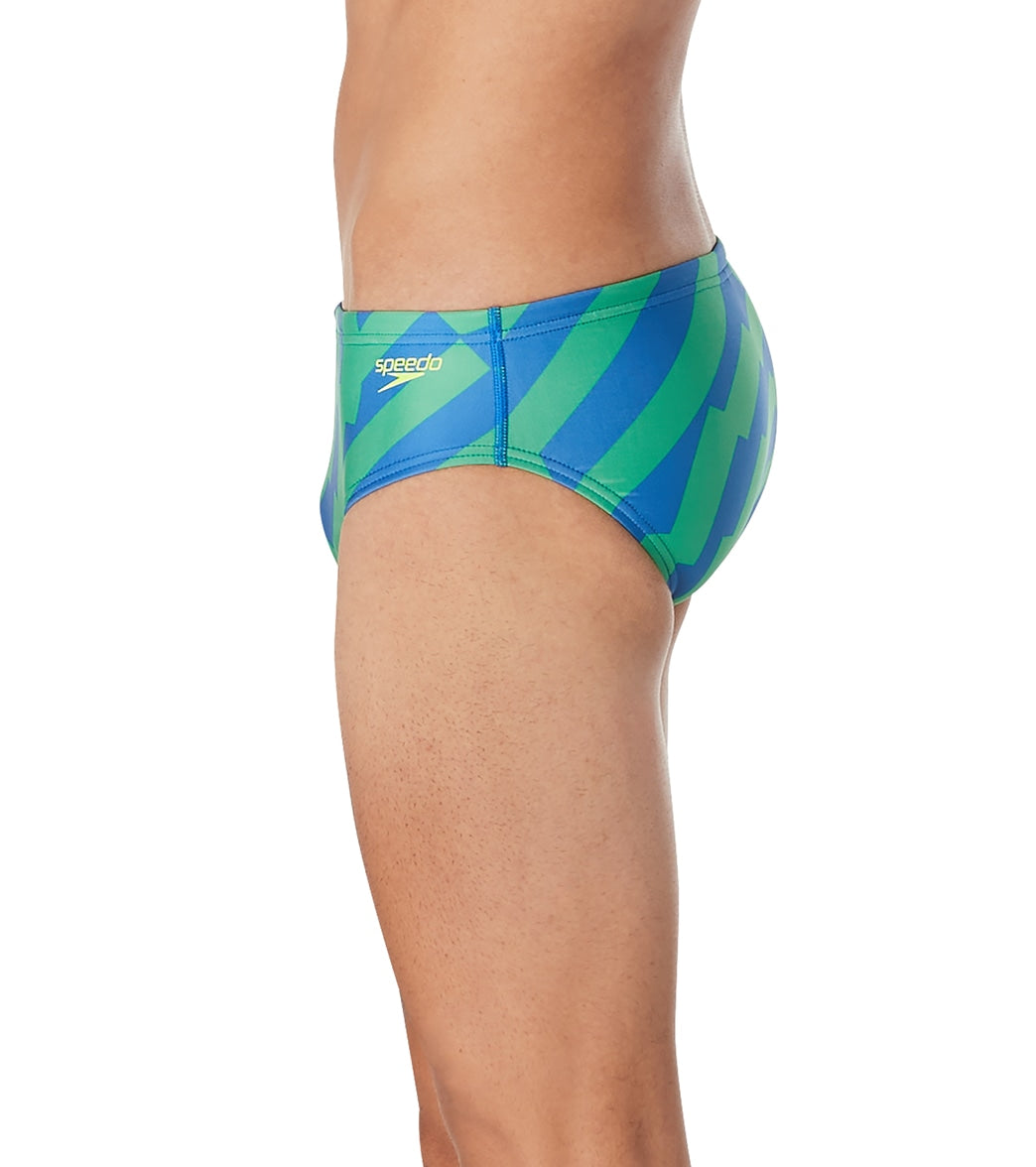 Speedo Men's ST Vortex Maze Brief Swimsuit