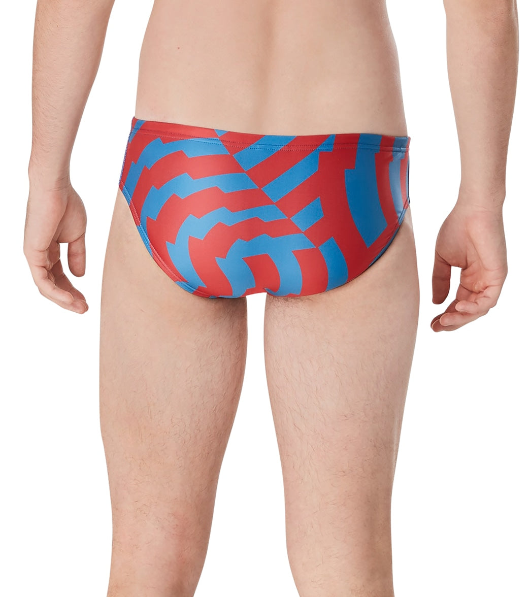 Speedo Men's ST Vortex Maze Brief Swimsuit