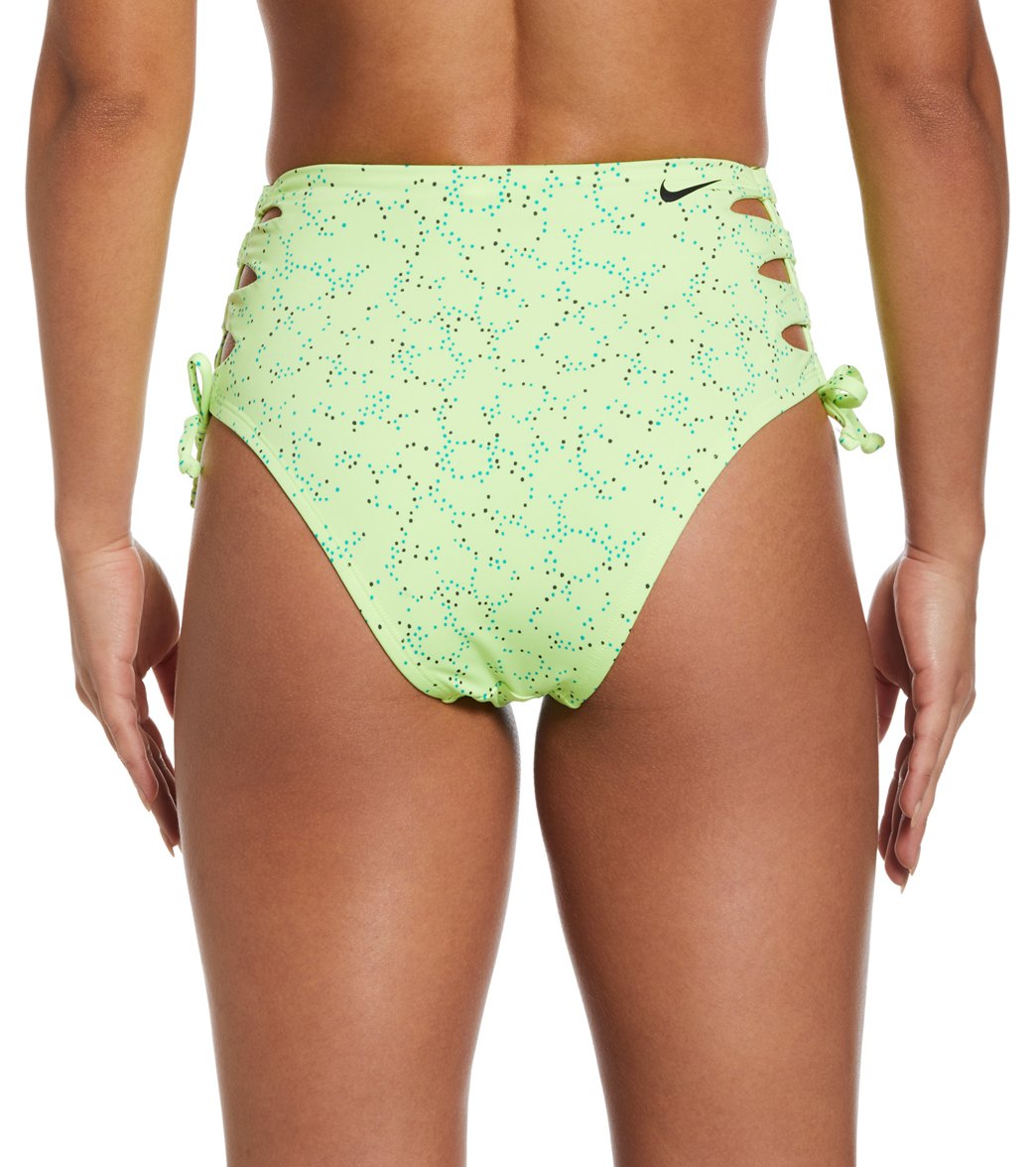 Nike Women's Dots High Waist Cheeky Bikini Bottom