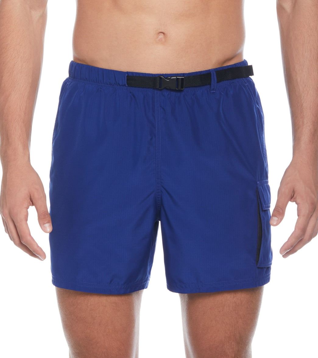 Nike Men's 16" Voyage Belted Cargo Swim Trunks