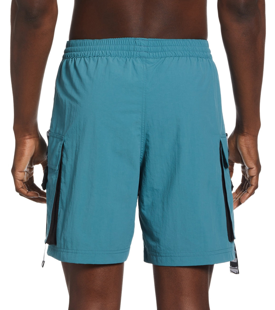 Nike Men's 18" Logo Tape Cargo Swim Trunks