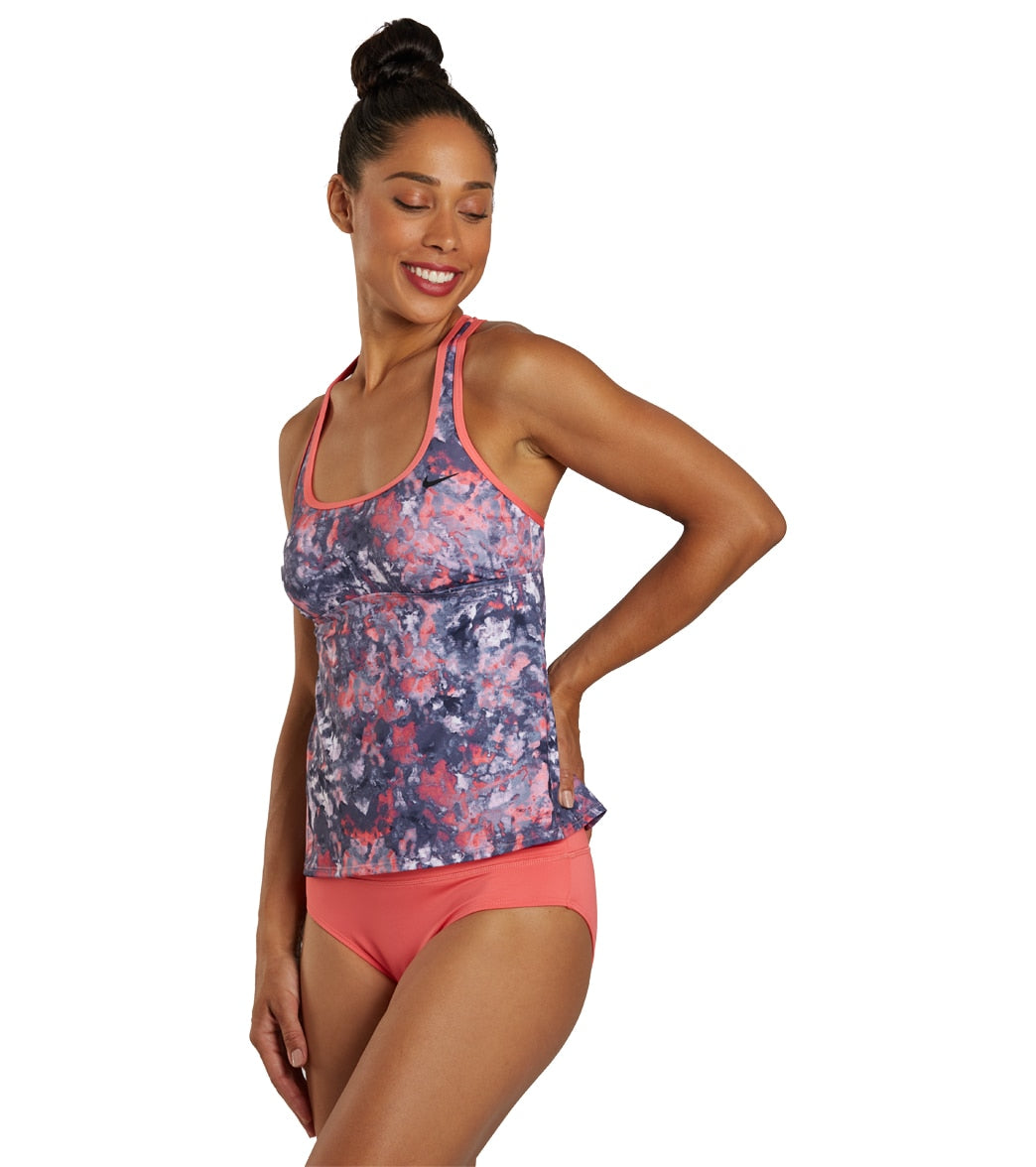 Nike Women's Earth Dye Racerback Tankini Top