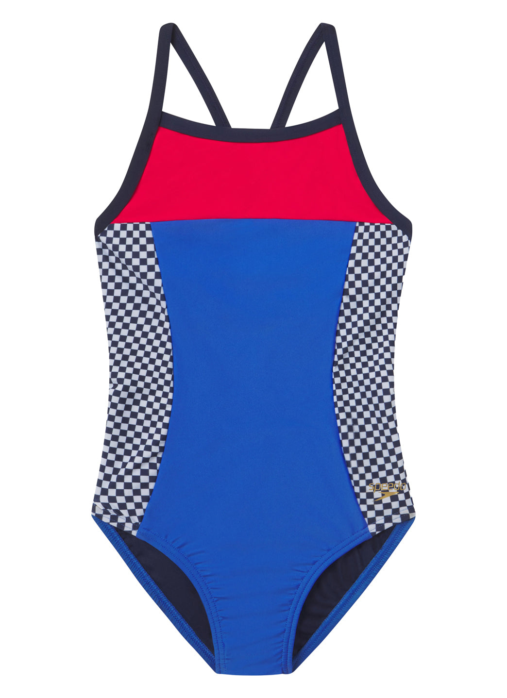 Speedo Vibe Women's Colorblock Propel Back One Piece Swimsuit