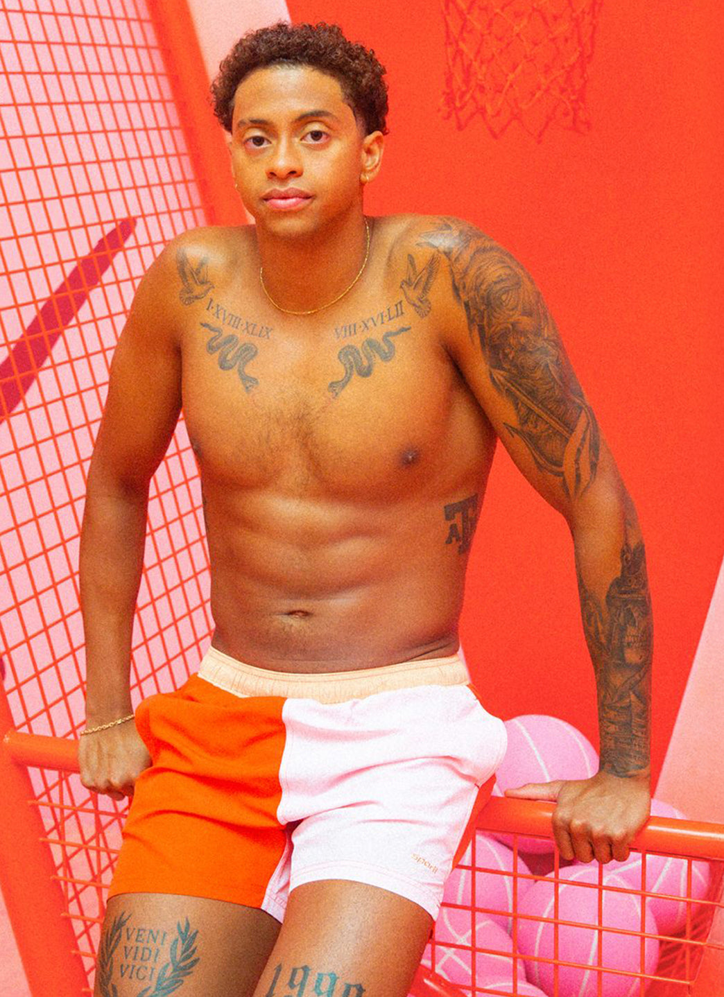 Sporti x Shaine Casas Cherry Lemonade 5'' Swim Trunk