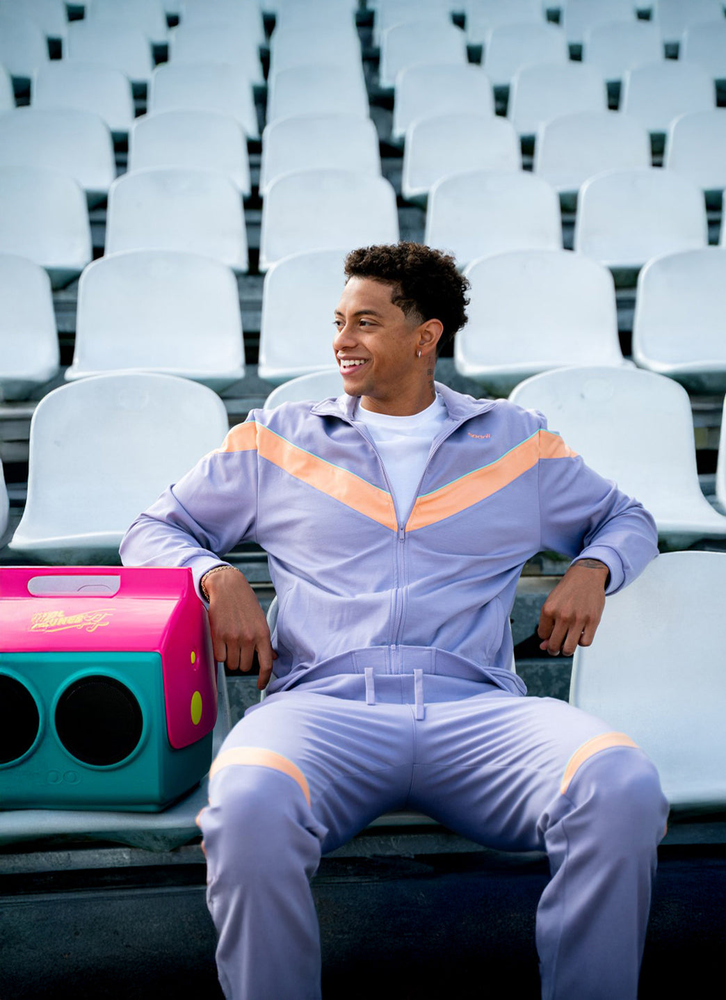 Sporti x Shaine Casas Very Peri Team Tracksuit Zip-Up Jacket