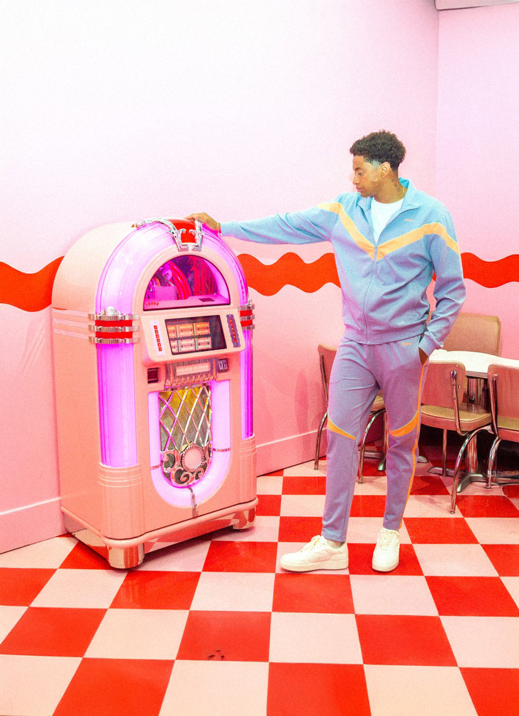 Sporti x Shaine Casas Very Peri Team Tracksuit Zip-Up Jacket