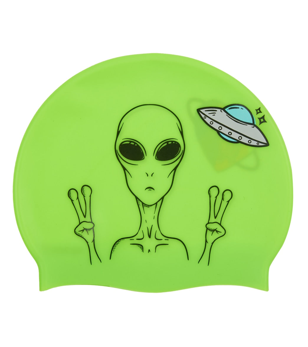 Sporti Spaced Out Silicone Swim Cap