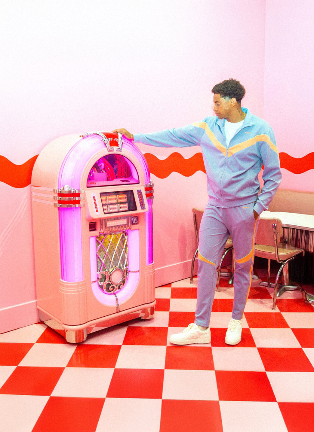 Sporti x Shaine Casas Very Peri Team Tracksuit Bottom