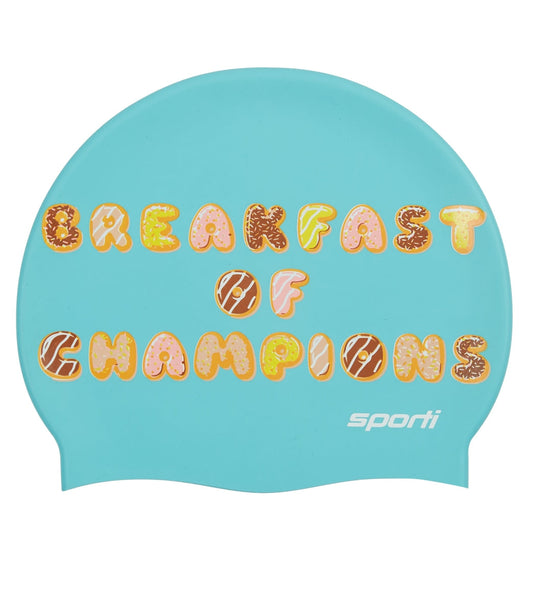 Sporti Donut Dreams Silicone Swim Cap