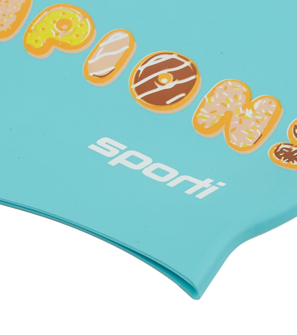 Sporti Donut Dreams Silicone Swim Cap