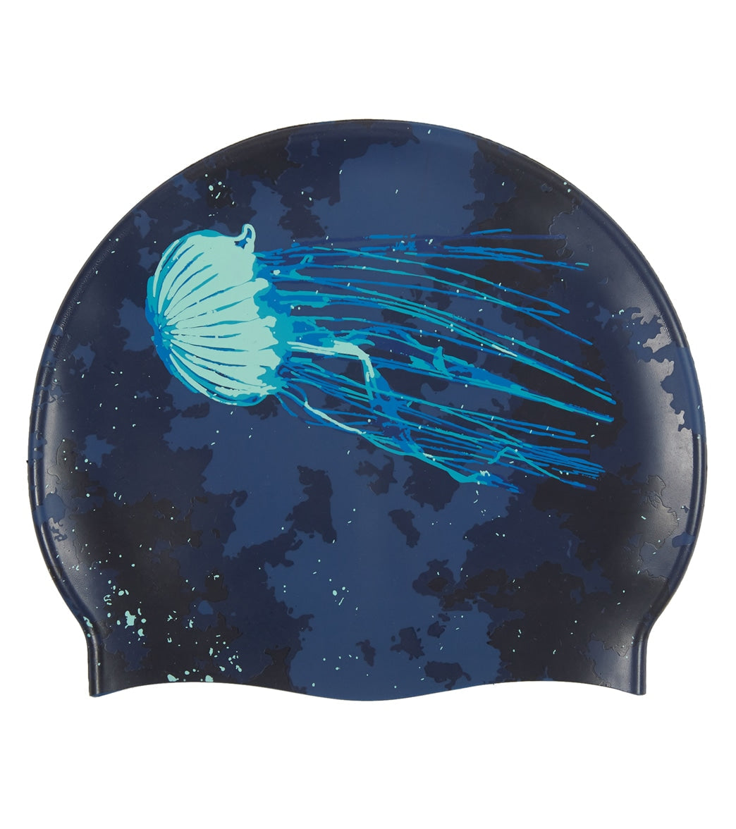 Sporti Sea Jellies Silicone Swim Cap