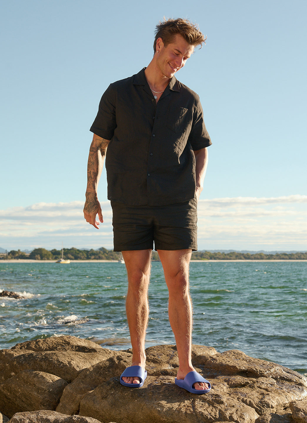 Archie's Footwear Arch Support Slide Sandals