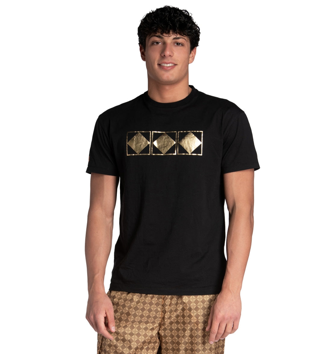Arena Unisex 50th Anniversary Gold Short Sleeve T-Shirt