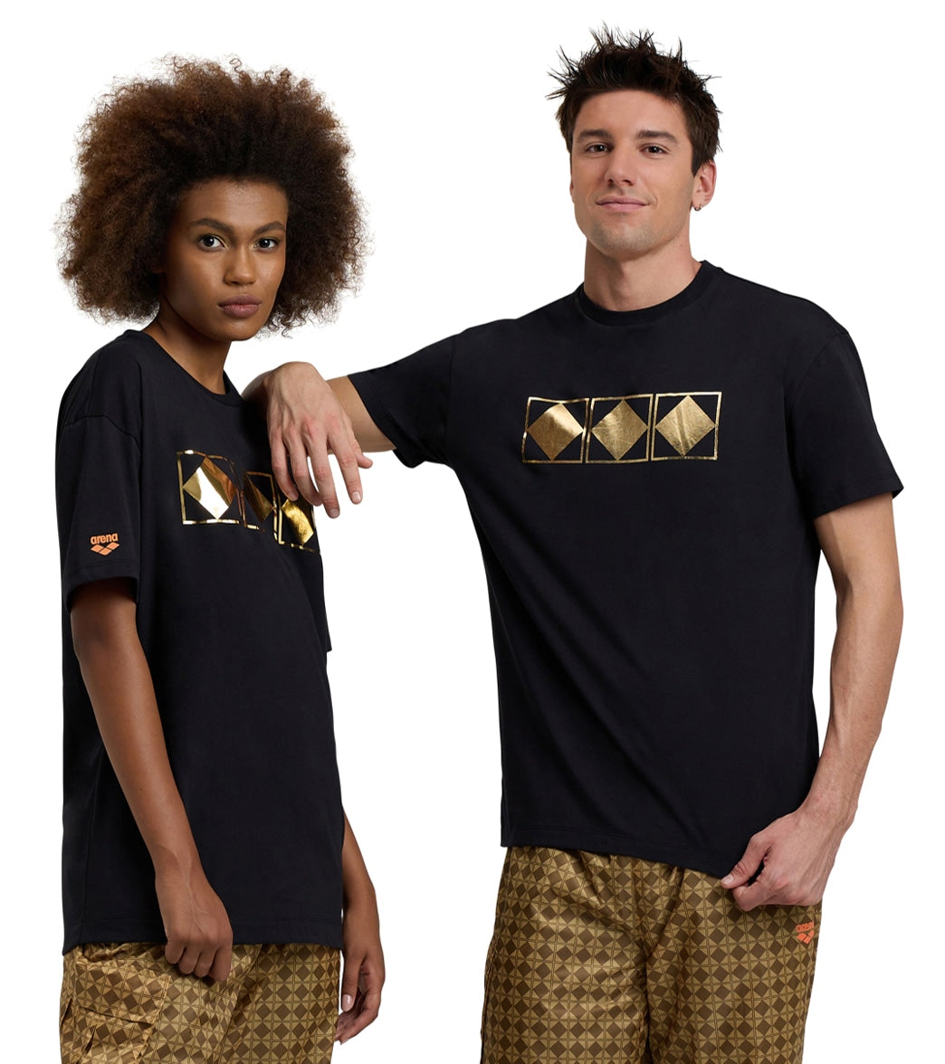 Arena Unisex 50th Anniversary Gold Short Sleeve T-Shirt