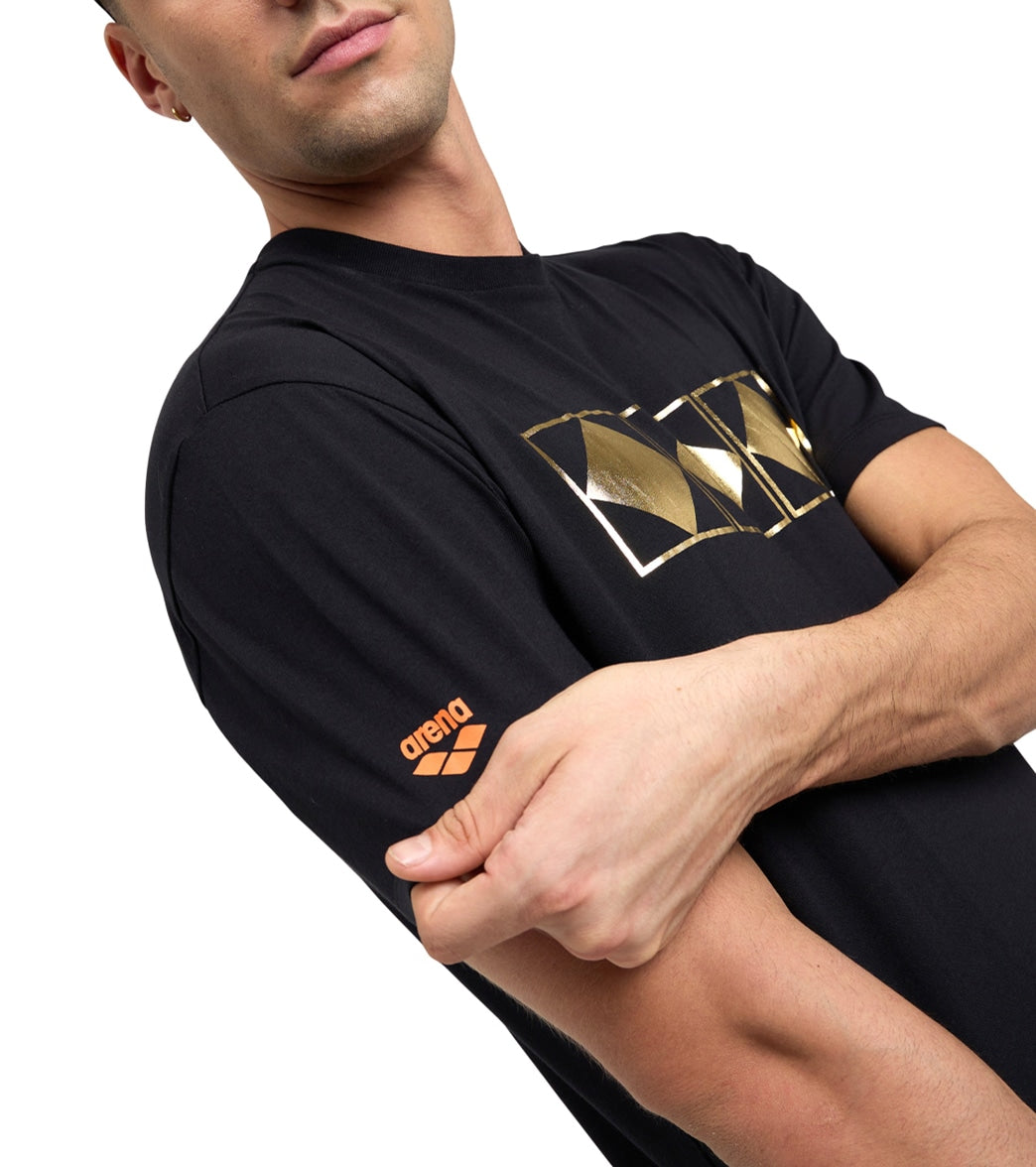 Arena Unisex 50th Anniversary Gold Short Sleeve T-Shirt